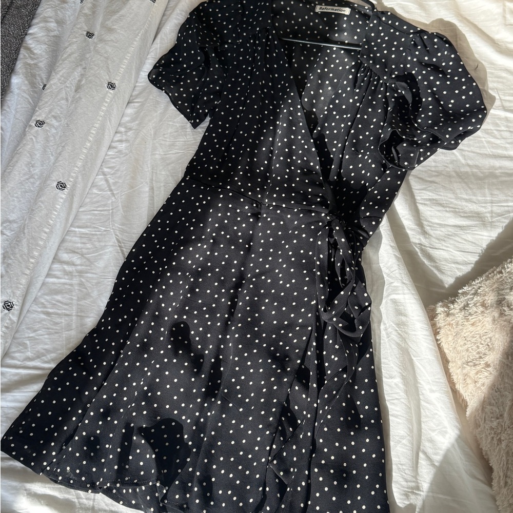 Reformation Polka Dot Summer Dress